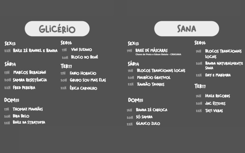 Programação de Carnaval 2026 de Macaé no Rio de Janeiro
