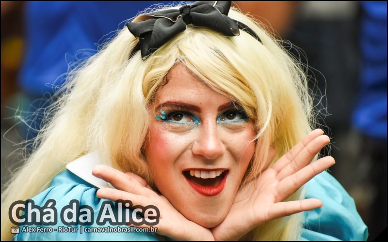 Fotos Bloco Chá da Alice no Carnaval de Rua 2026 do Rio de Janeiro - carnavalnobrasil.com.br