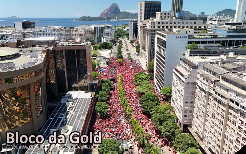 Foto Bloco da Gold no Carnaval de Rua 2026 do Rio de Janeiro - carnavalnobrasil.com.br