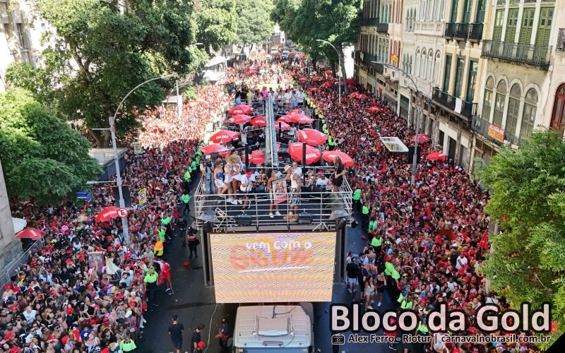 Foto Bloco da Gold no Carnaval de Rua 2026 do Rio de Janeiro - carnavalnobrasil.com.br
