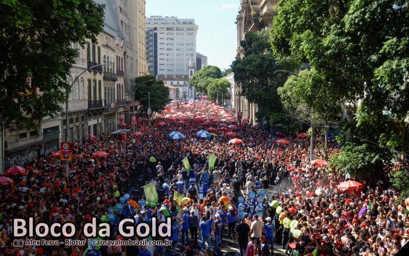 Foto Bloco da Gold no Carnaval de Rua 2026 do Rio de Janeiro - carnavalnobrasil.com.br