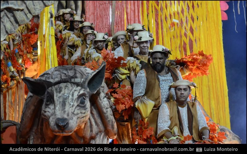 Desfile Acadêmicos de Niterói no Carnaval 2026 do Rio de Janeiro - carnavalnobrasil.com.br