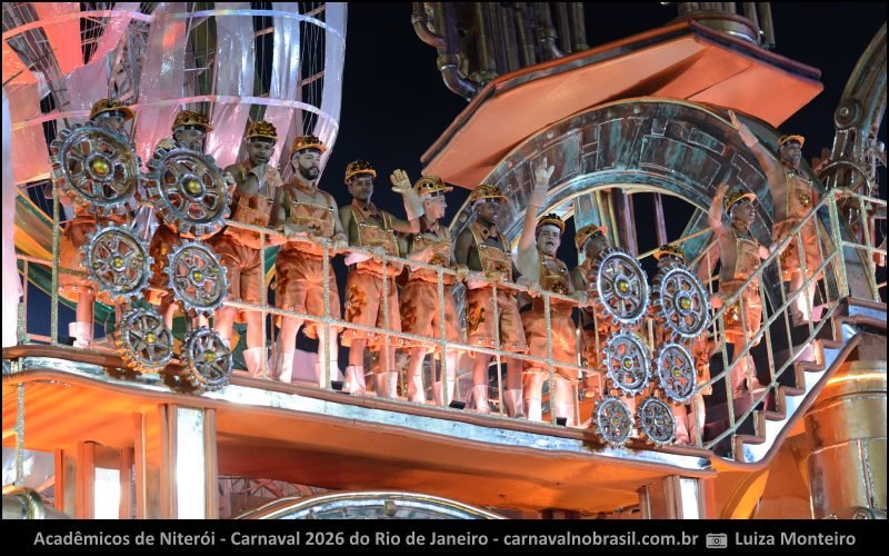 Desfile Acadêmicos de Niterói no Carnaval 2026 do Rio de Janeiro - carnavalnobrasil.com.br