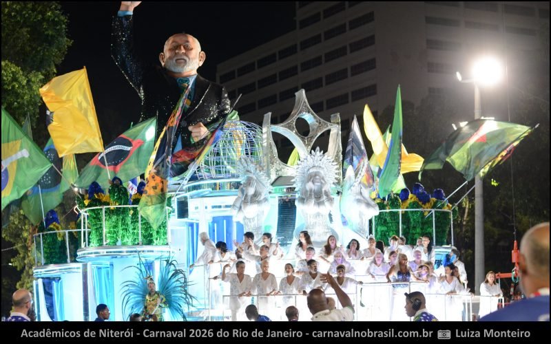 Desfile Acadêmicos de Niterói no Carnaval 2026 do Rio de Janeiro - carnavalnobrasil.com.br