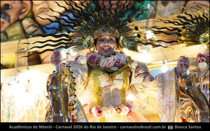 Desfile Acadêmicos de Niterói no Carnaval 2026 do Rio de Janeiro - carnavalnobrasil.com.br