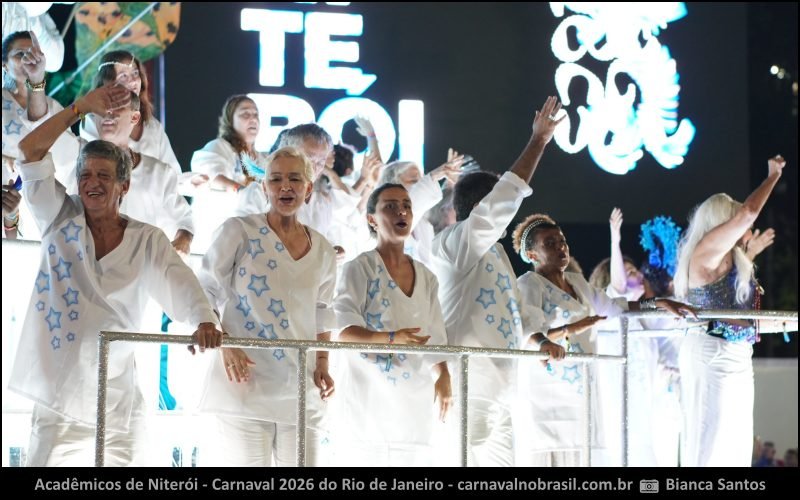 Desfile Acadêmicos de Niterói no Carnaval 2026 do Rio de Janeiro - carnavalnobrasil.com.br