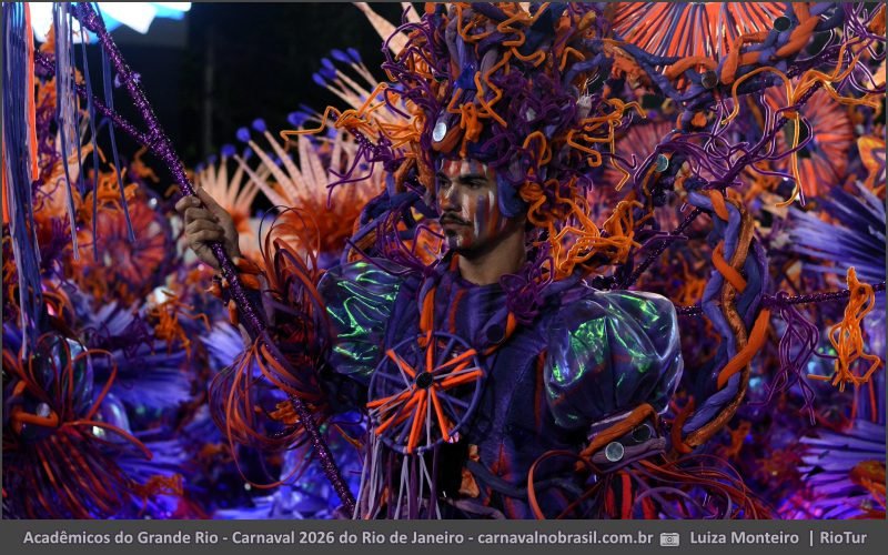 Desfile Acadêmicos do Grande Rio no Carnaval 2026 do Rio de Janeiro - carnavalnobrasil.com.br