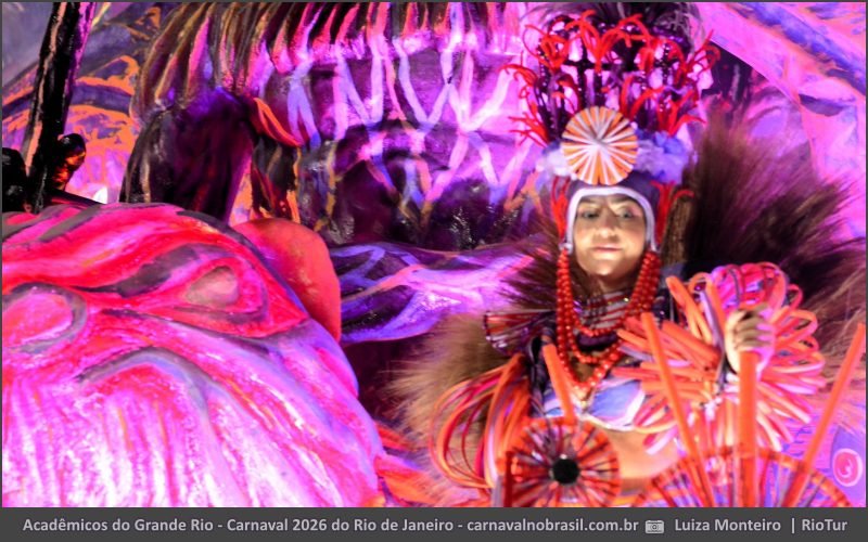 Desfile Acadêmicos do Grande Rio no Carnaval 2026 do Rio de Janeiro - carnavalnobrasil.com.br