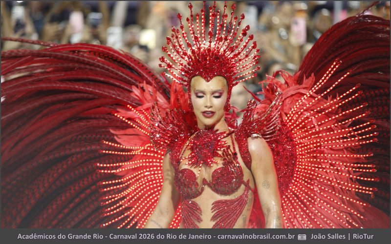 Fotos Virginia Fonseca : Rainha de Bateria da Acadêmicos do Grande Rio no Carnaval 2026 do Rio de Janeiro