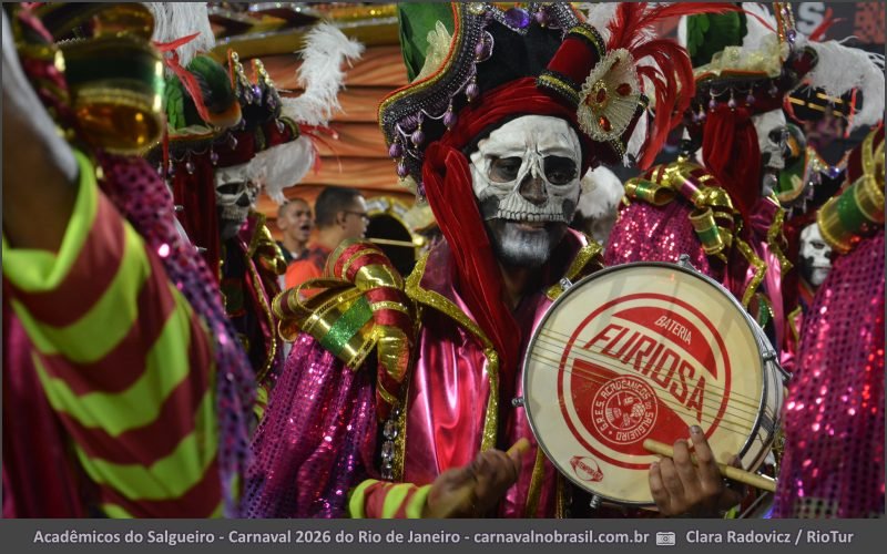 Desfile Acadêmicos do Salgueiro no Carnaval 2026 do Rio de Janeiro