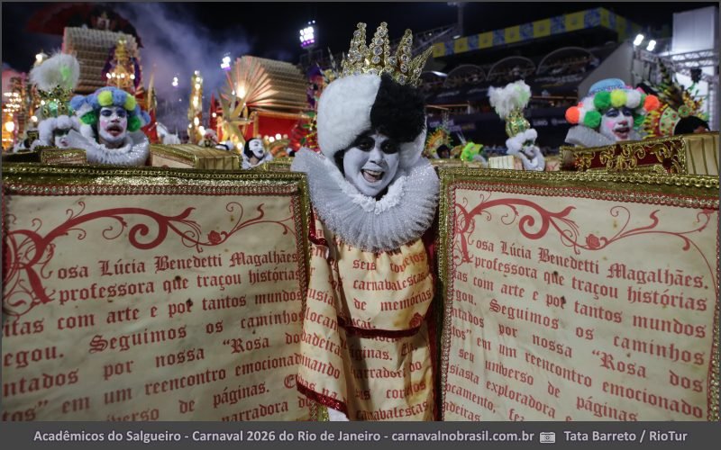 Desfile Acadêmicos do Salgueiro no Carnaval 2026 do Rio de Janeiro - carnavalnobrasil.com.br