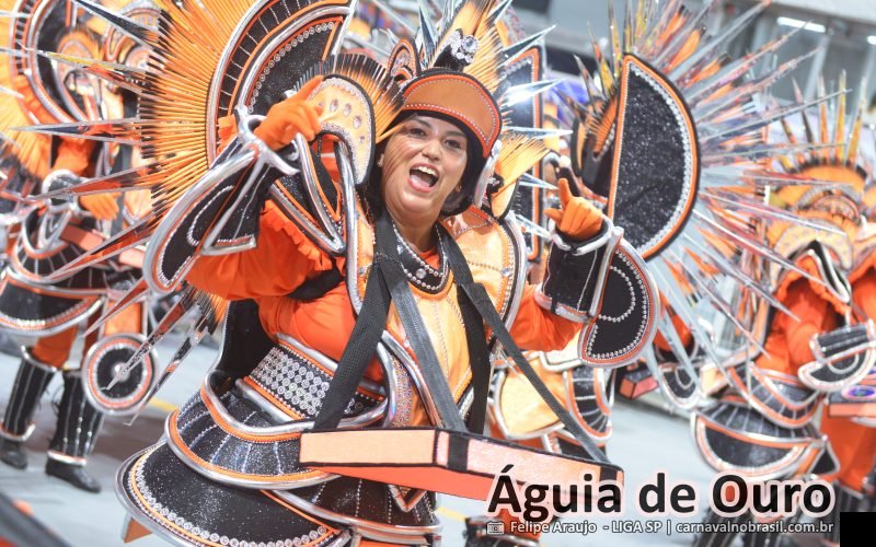 Foto desfile da Águia de Ouro no Carnaval 2026 de São Paulo - carnavalnobrasil.com.br