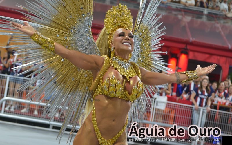 Foto desfile da Águia de Ouro no Carnaval 2026 de São Paulo - carnavalnobrasil.com.br