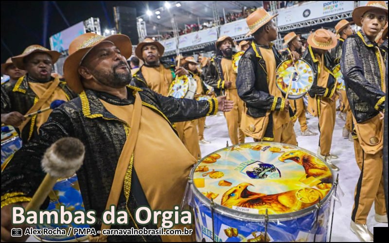 Carnaval 2026 de Porto Alegre : desfile Bambas da Orgia - carnavalnobrasil.com.br