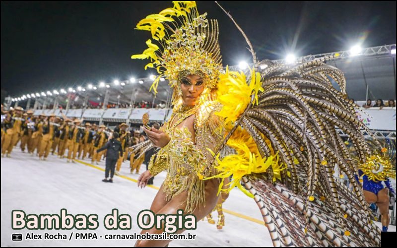 Carnaval 2026 de Porto Alegre : desfile Bambas da Orgia - carnavalnobrasil.com.br