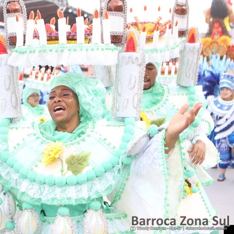 Desfile da Barroca Zona Sul no Carnaval 2026 de São Paulo - canavalnobrasil.com.br
