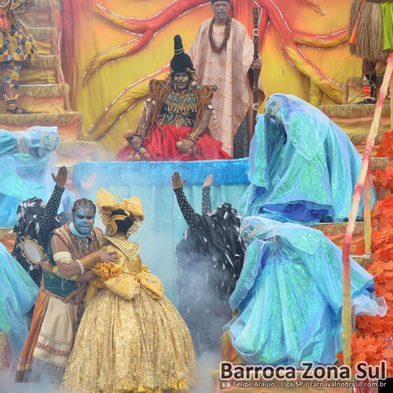Desfile da Barroca Zona Sul no Carnaval 2026 de São Paulo - canavalnobrasil.com.br