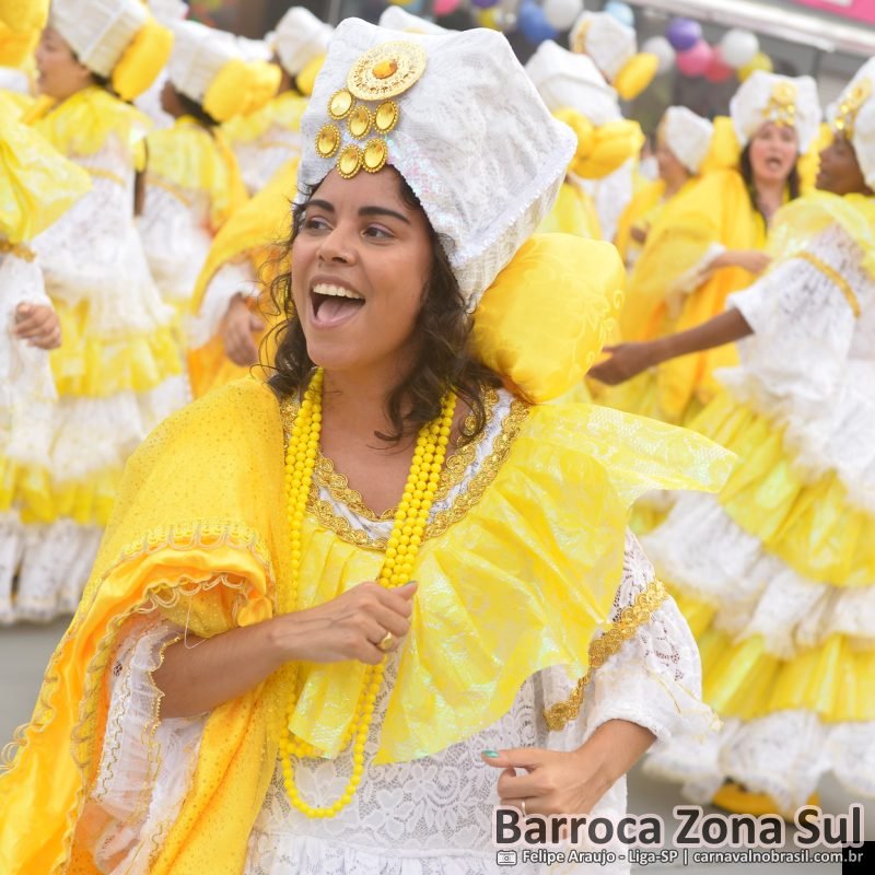Desfile da Barroca Zona Sul no Carnaval 2026 de São Paulo - canavalnobrasil.com.br
