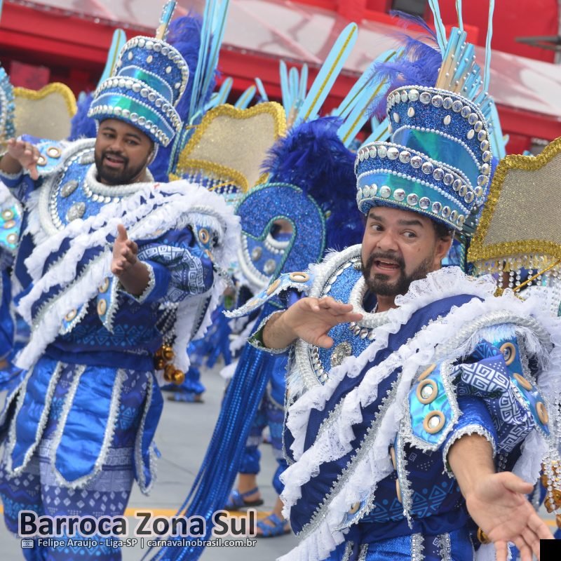 Desfile da Barroca Zona Sul no Carnaval 2026 de São Paulo - canavalnobrasil.com.br