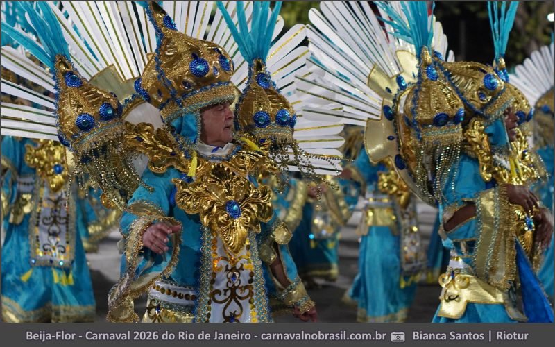 Desfile Beija-Flor de Nilópolis no Carnaval 2026 do Rio de Janeiro - carnavalnobrasil.com.br