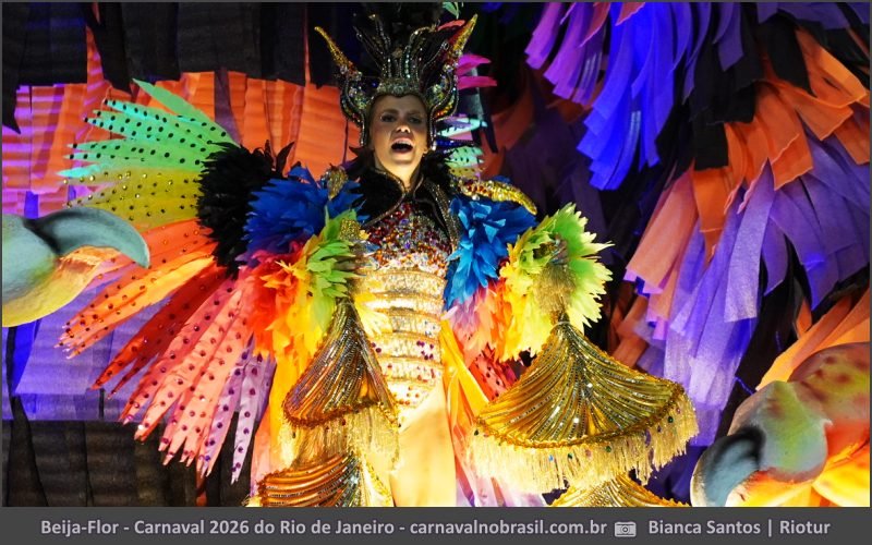 Desfile Beija-Flor de Nilópolis no Carnaval 2026 do Rio de Janeiro - carnavalnobrasil.com.br