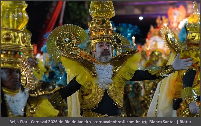 Desfile Beija-Flor de Nilópolis no Carnaval 2026 do Rio de Janeiro - carnavalnobrasil.com.br