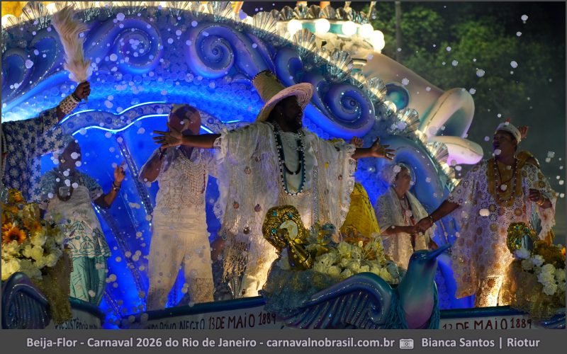 Desfile Beija-Flor de Nilópolis no Carnaval 2026 do Rio de Janeiro - carnavalnobrasil.com.br