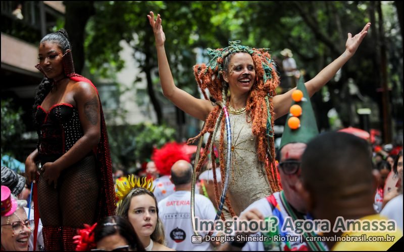 Foto desfile do Bloco Imaginou? Agora Amassa no Carnaval de Rua 2026 do Rio de Janeiro - carnavalnobrasil.com.br