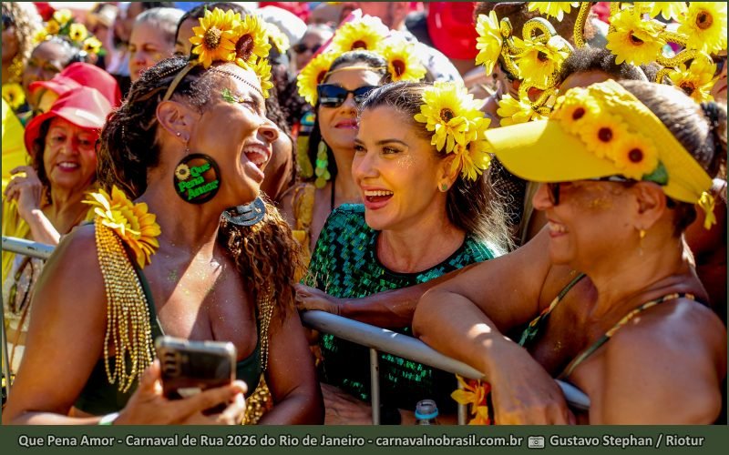 Foto bloco Que Pena Amor no Carnaval de Rua 2026 do Rio de Janeiro - carnavalnobrasil.com.br