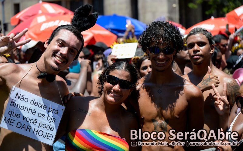 Foto bloco SeráQAbre?, com Ivete Sangalo, no Carnaval de Rua 2026 do Rio de Janeiro - carnavalnobrasil.com.br