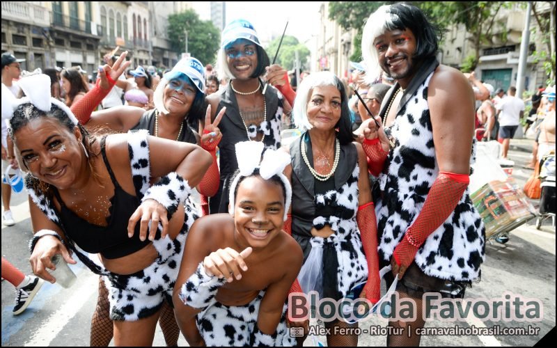 Desfile do Bloco da Favorita no Carnaval de Rua 2026 do Rio de Janeiro - carnavalnobrasil.com.br