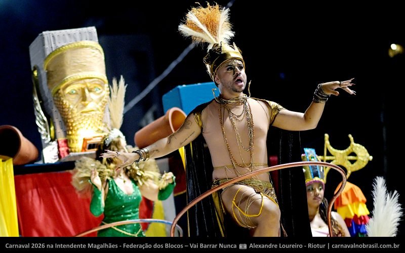 Foto Carnaval 2026 na Intendente Magalhães - Federação dos Blocos – Vai Barrar? Nunca! - carnavalnobrasil.com.br