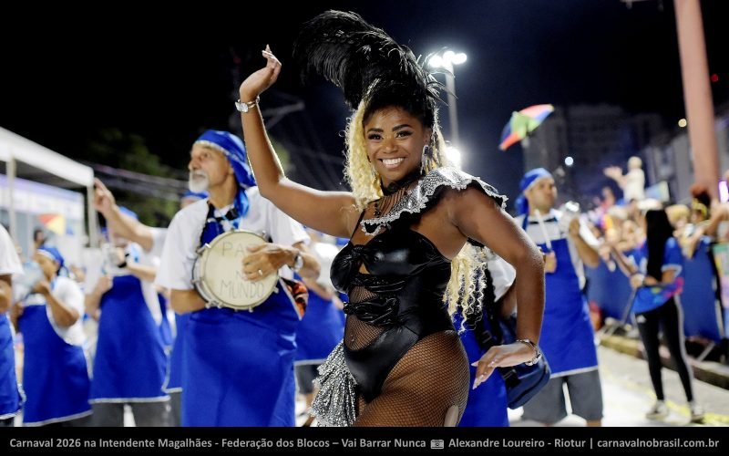 Foto Carnaval 2026 na Intendente Magalhães - Federação dos Blocos – Vai Barrar? Nunca! - carnavalnobrasil.com.br