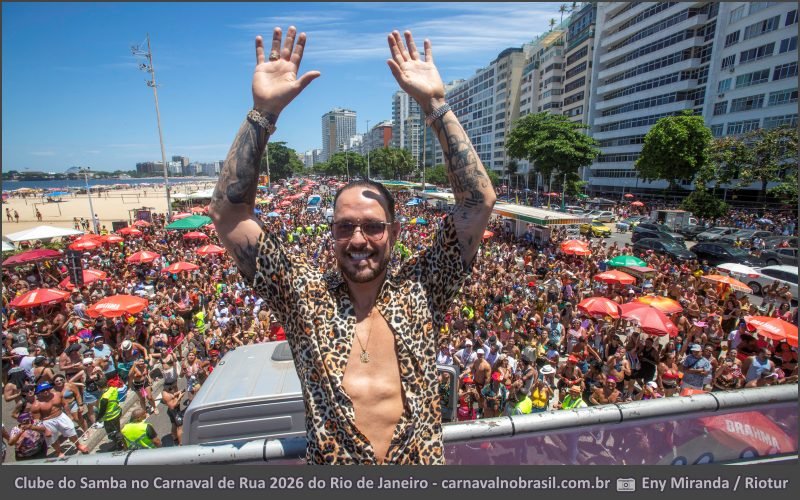 Clube do Samba - Carnaval de Rua 2026 do Rio de Janeiro - carnavalnobrasil.com.br