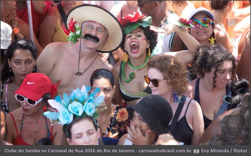 Clube do Samba - Carnaval de Rua 2026 do Rio de Janeiro - carnavalnobrasil.com.br