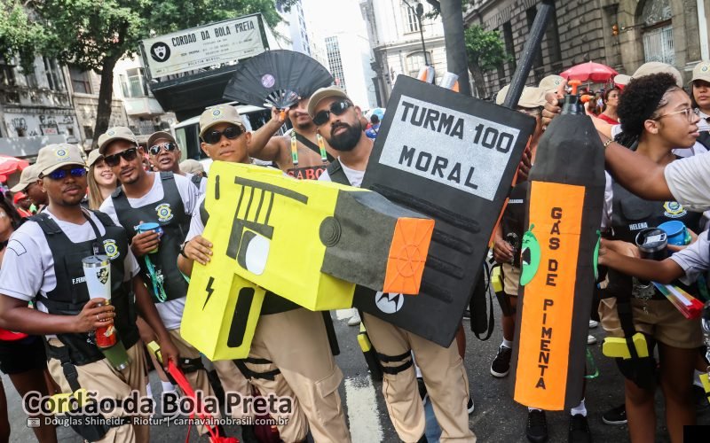 Foto Cordão da Bola Preta no Carnaval de Rua 2026 do Rio de Janeiro - carnavalnobrasil.com.br