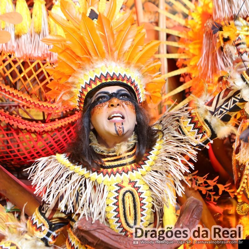 Desfile da Dragões da Real no Carnaval 2026 de São Paulo - carnavalnobrasil.com.br