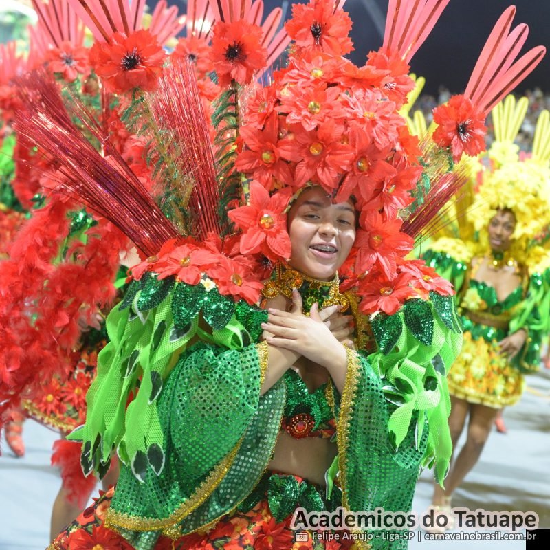 desfile da Acadêmicos do Tatuapé no Carnaval 2026 de São Paulo