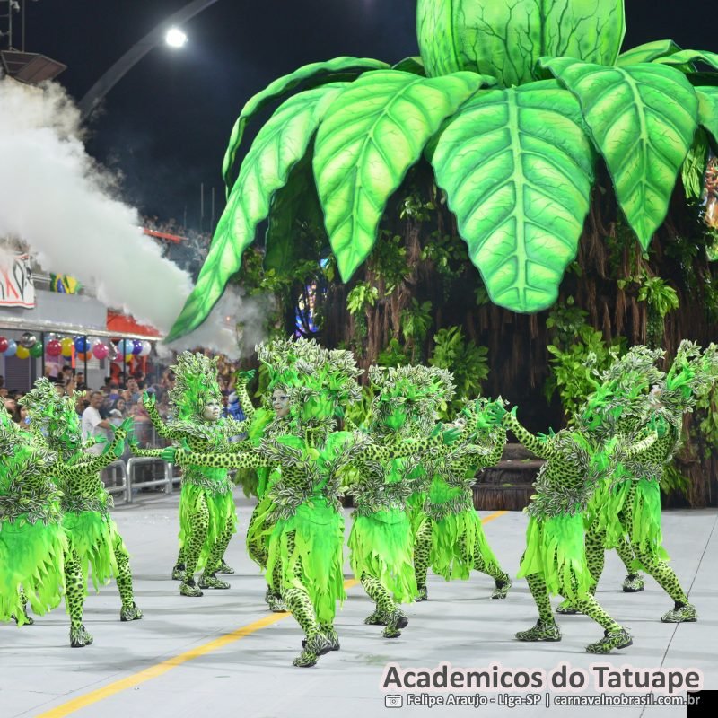 desfile da Acadêmicos do Tatuapé no Carnaval 2026 de São Paulo