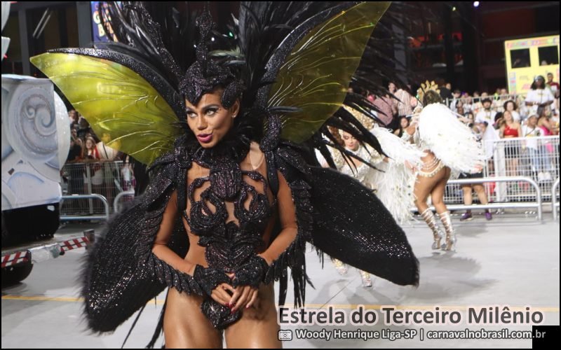 Desfile Estrela do Terceiro Milênio no Carnaval 2026 de São Paulo - carnavalnobrasil.com.br