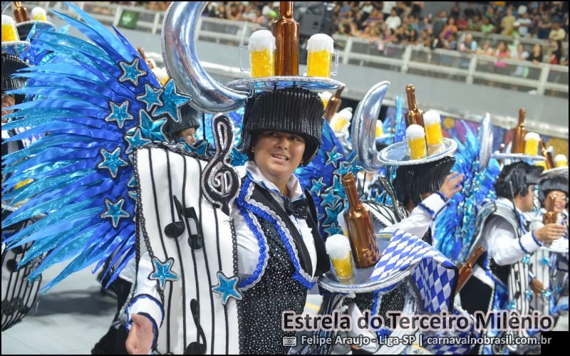 Desfile Estrela do Terceiro Milênio no Carnaval 2026 de São Paulo - carnavalnobrasil.com.br