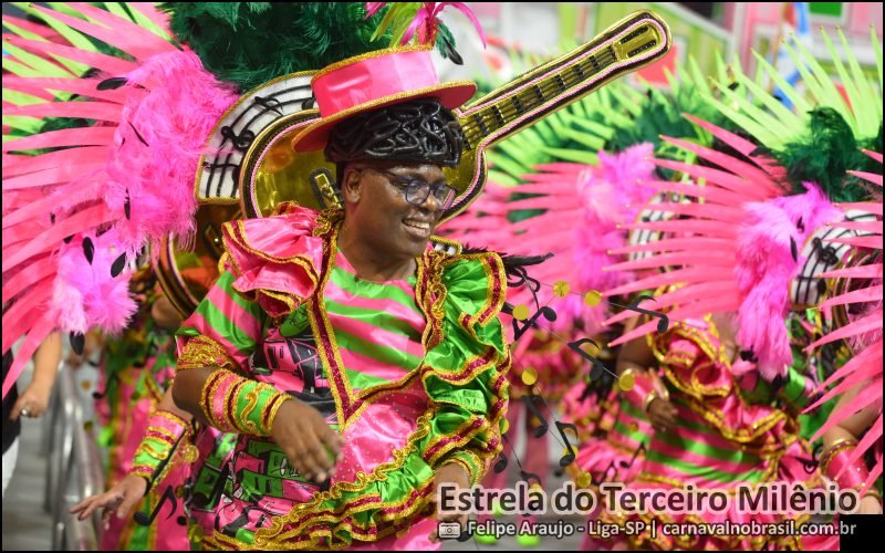 Desfile Estrela do Terceiro Milênio no Carnaval 2026 de São Paulo - carnavalnobrasil.com.br
