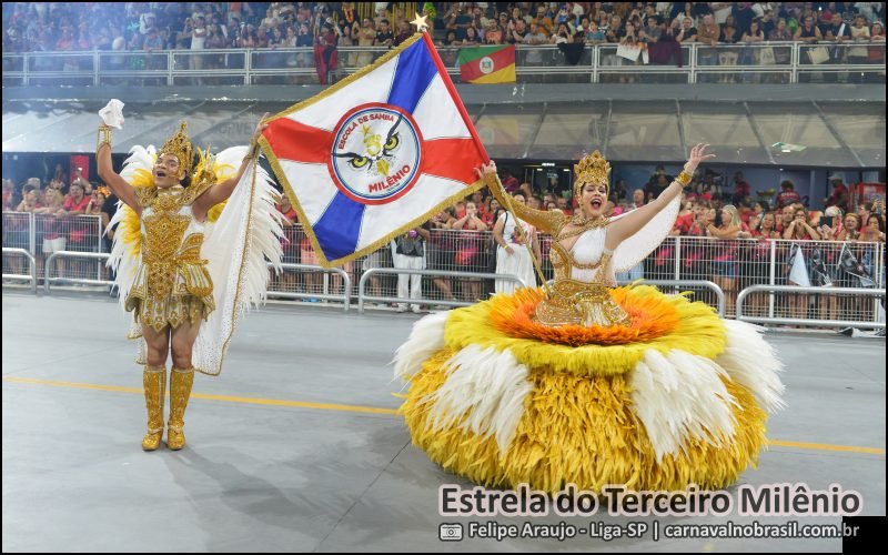 Desfile Estrela do Terceiro Milênio no Carnaval 2026 de São Paulo - carnavalnobrasil.com.br