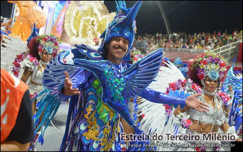 Desfile Estrela do Terceiro Milênio no Carnaval 2026 de São Paulo - carnavalnobrasil.com.br