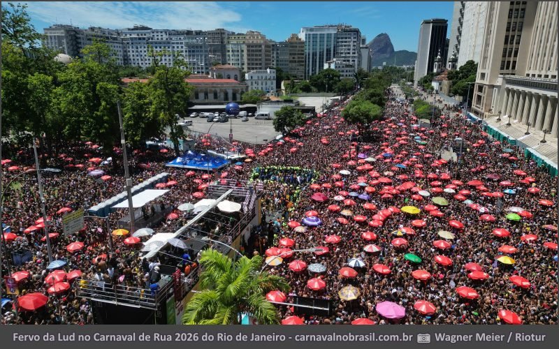 Fervo da Lud no Carnaval de Rua 2026 do Rio de Janeiro - carnavalnobrasil.com.br