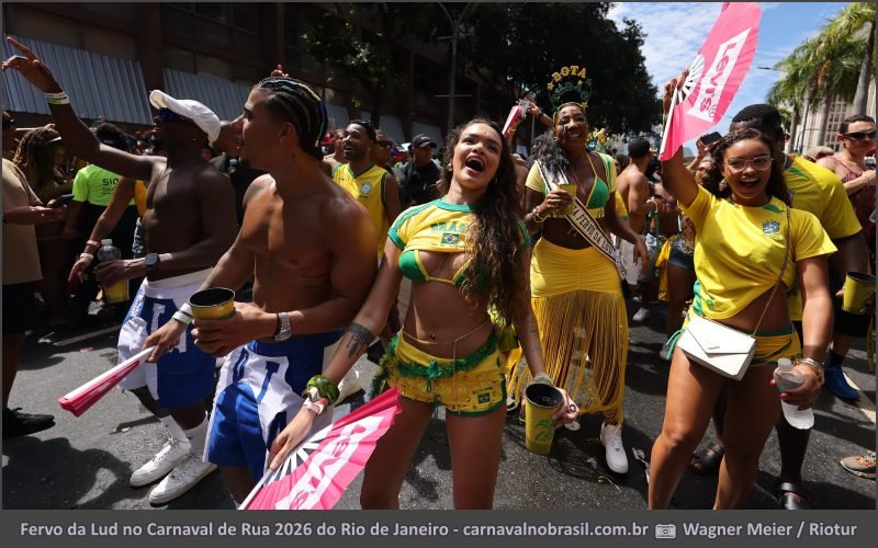 Fervo da Lud no Carnaval de Rua 2026 do Rio de Janeiro - carnavalnobrasil.com.br