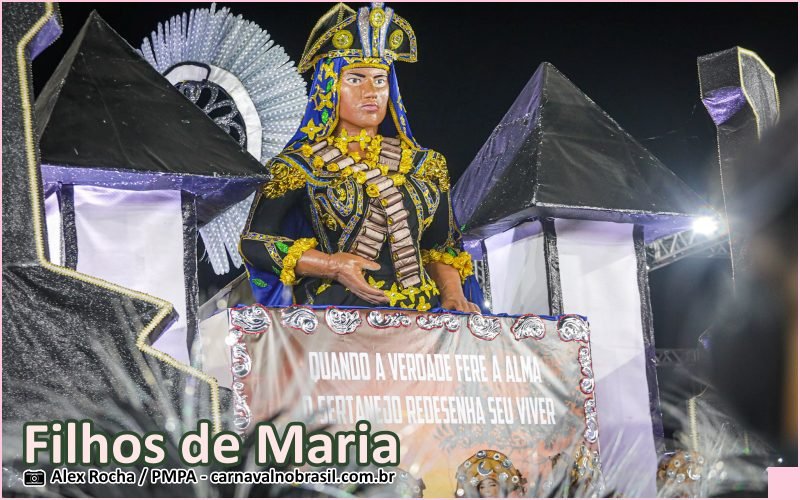 Carnaval 2026 de Porto Alegre : desfile Filhos de Maria - carnavalnobrasil.com.br