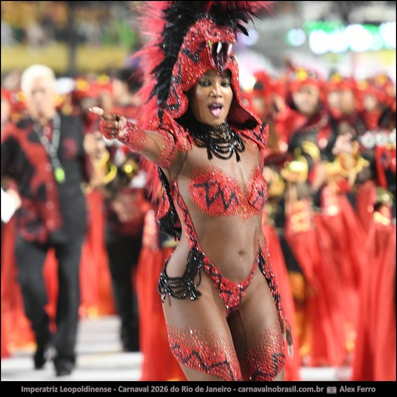 Iza - Rainha de Bateria da Imperatriz Leopoldinense - Carnaval 2026 do Rio de Janeiro