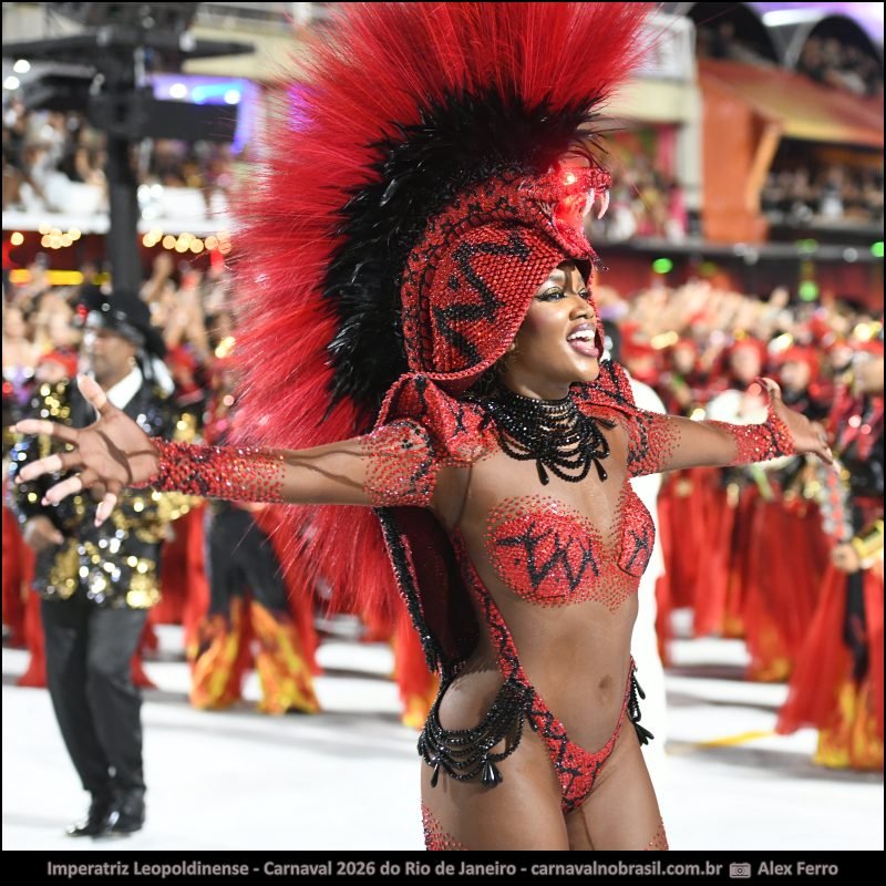 Iza - Rainha de Bateria da Imperatriz Leopoldinense - Carnaval 2026 do Rio de Janeiro