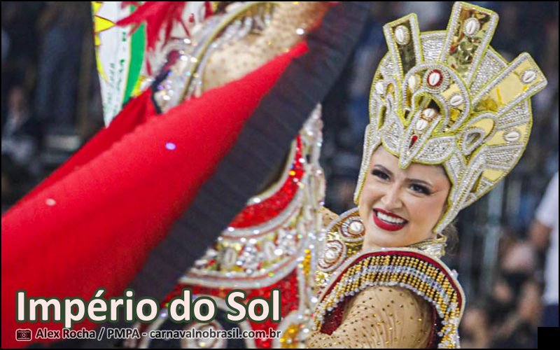 Carnaval 2026 de Porto Alegre : desfile Império do Sol - carnavalnobrasil.com.br